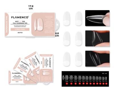 TIPS SOFT GEL LONG OVAL 240 PCS1