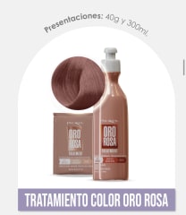 TRATAMIENTO DE MANTENIMIENTO DE COLOR ORO ROSA