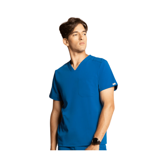 Top clinico hombre COMFORT SCORPI Azul rey1