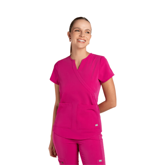 Top clinico COMFORT SCORPI fucsia1