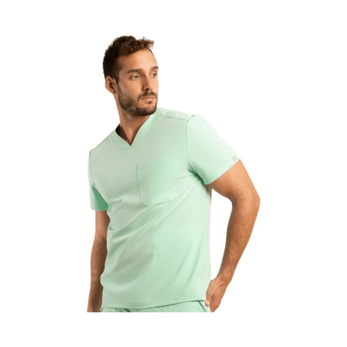Top clinico hombre COMFORT SCORPI Menta1