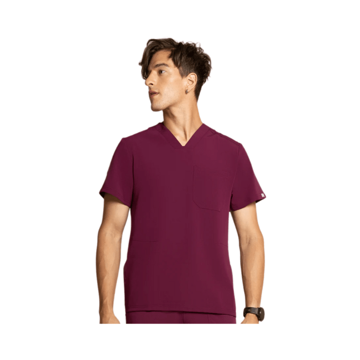 Top clinico hombre COMFORT SCORPI Burdeo1