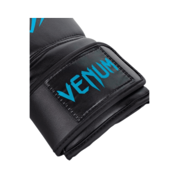 Guante boxeo VENUM CONTENDER BLACK/CYAN2
