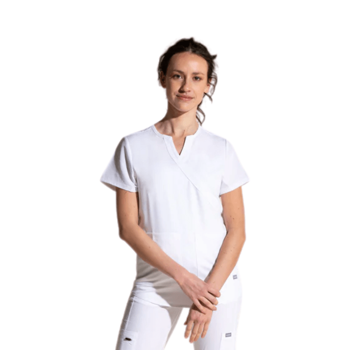 Top clinico COMFORT SCORPI blanco2