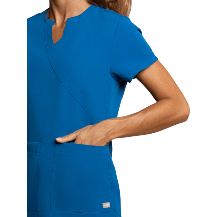 Top clinico COMFORT SCORPI azul rey3