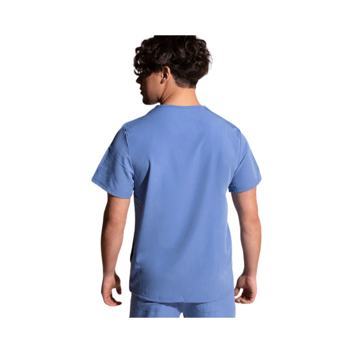 Top clinico hombre COMFORT SCORPI Celeste2