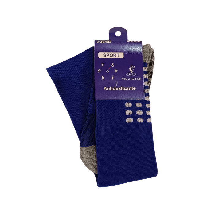 Calceta adulto futbol larga con antideslizante Yin & Wang4
