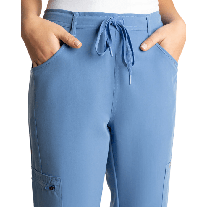 Pantalon clinico COMFORT SCORPI celeste3