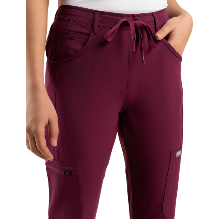 Pantalon clinico COMFORT SCORPI burdeo3
