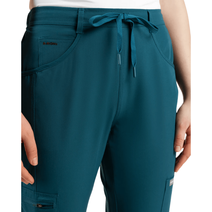 Pantalon clinico COMFORT SCORPI verde petroleo3