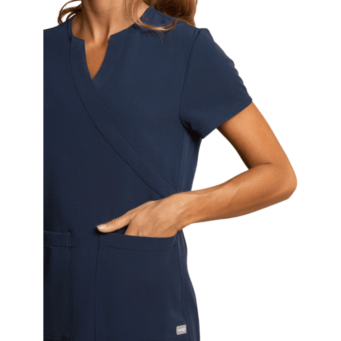 Top clinico COMFORT SCORPI azul marino3