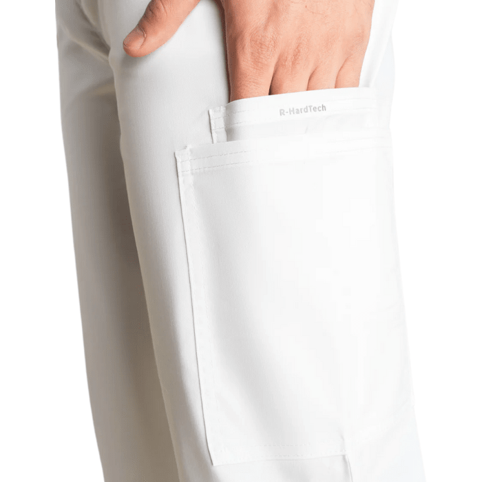 Pantalon chef WORK SCORPI Blanco4