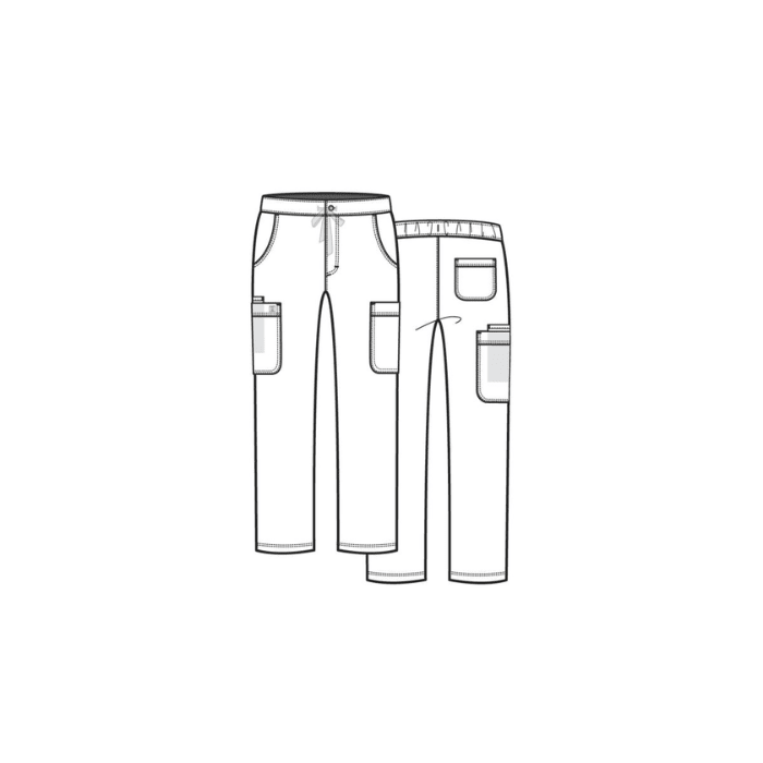 Pantalon clinico hombre MATRIX 8502 MAEVN Negro4