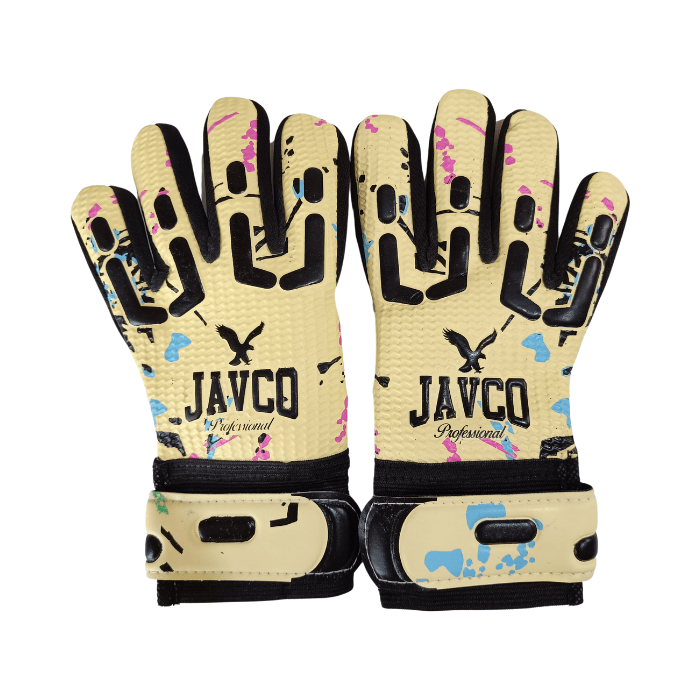 Guante football amarillo palido JAVCO1