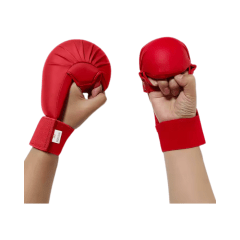 Guante WKF entrenamiento generico rojo