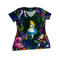 Top clinico Alicia CAPS verde botella