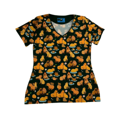 Top clinico Capibara CAPS verde botella