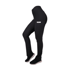 Calza ULTRA ELASTICADA  spandex 2 bolsillos NEGRO