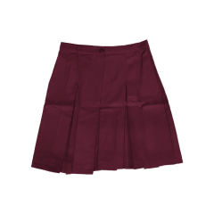 Falda Escolar Burdeo