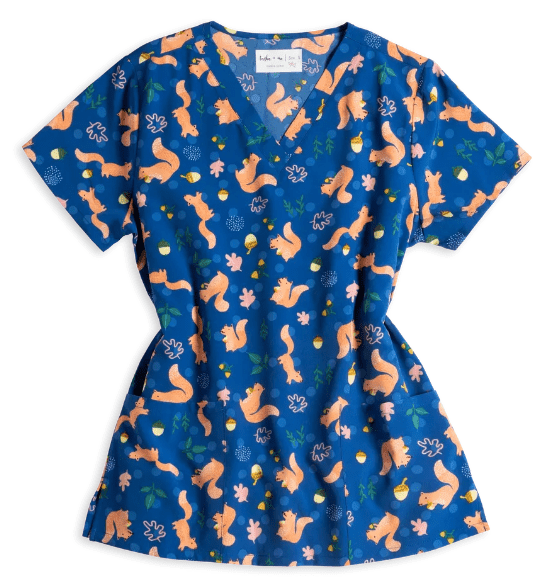 Top clinico ardillas NAY TASHA+ME azul rey1