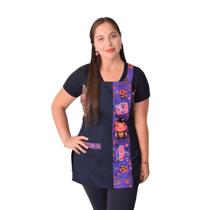 Jardinera amarras educadora modelo Chinita azul marino1