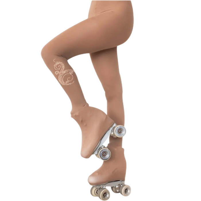 Panty con strass patinaje1