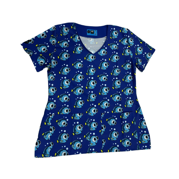 Top clinico Dory CAPS azul rey1