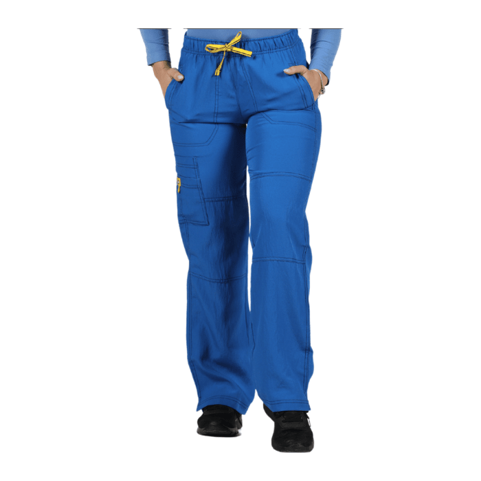 Pantalon clinico  FOUR STRETCH WONDER WINK azul rey1