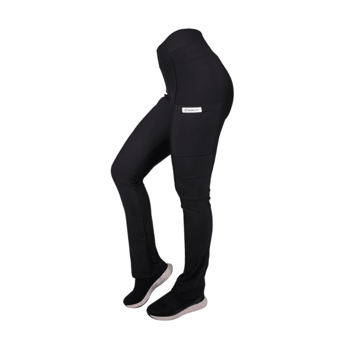Calza ULTRA ELASTICADA  spandex 2 bolsillos NEGRO1