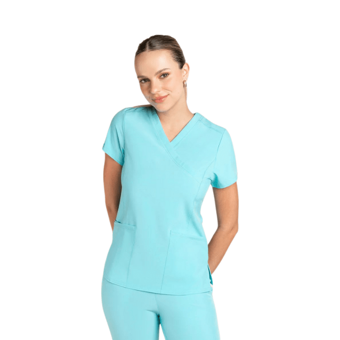 Top clinico sport stretch MT-S03 turquesa SCORPI1