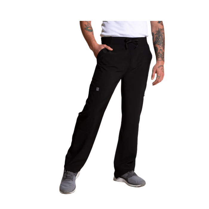 Pantalon clinico hombre SPORT STRETCH Negro1