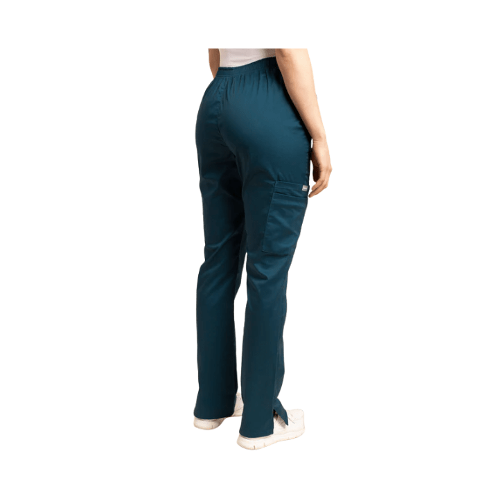 Pantalon clinico  WORK SCORPI verde petroleo1