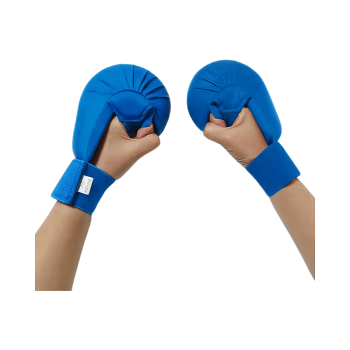 Guante WKF entrenamiento generico azul1