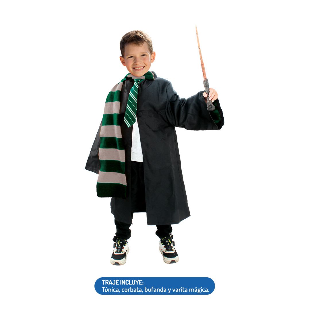 Disfraz Mago verde1