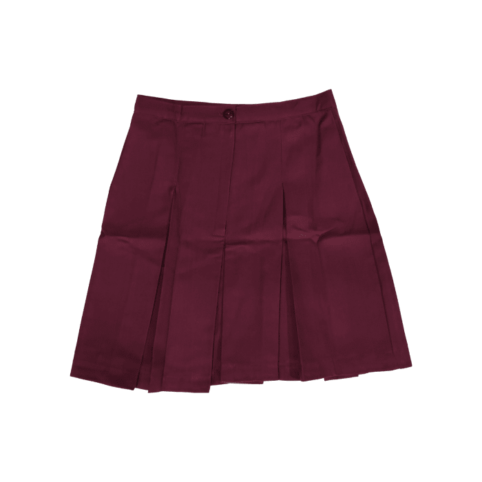 Falda Escolar Burdeo1