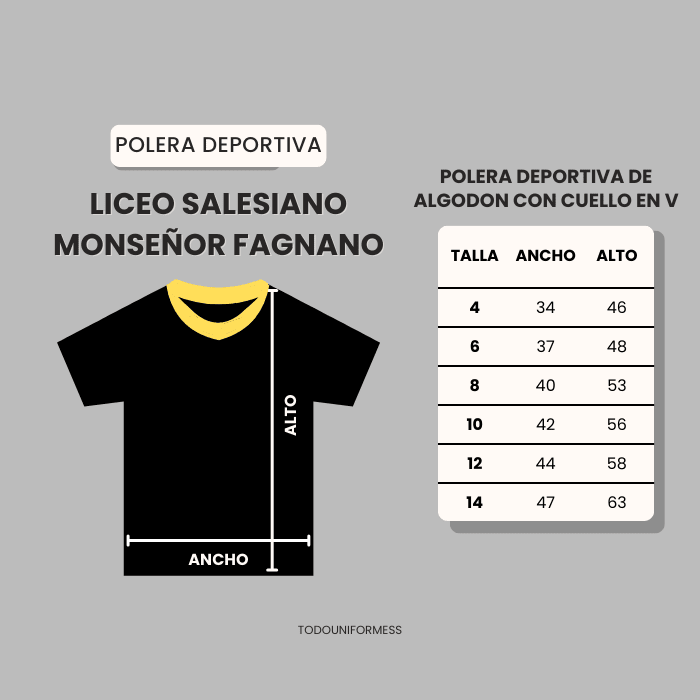 Polera deportiva Liceo Salesiano Monseñor Fagnano4