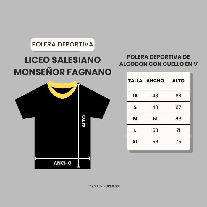 Polera deportiva Liceo Salesiano Monseñor Fagnano5