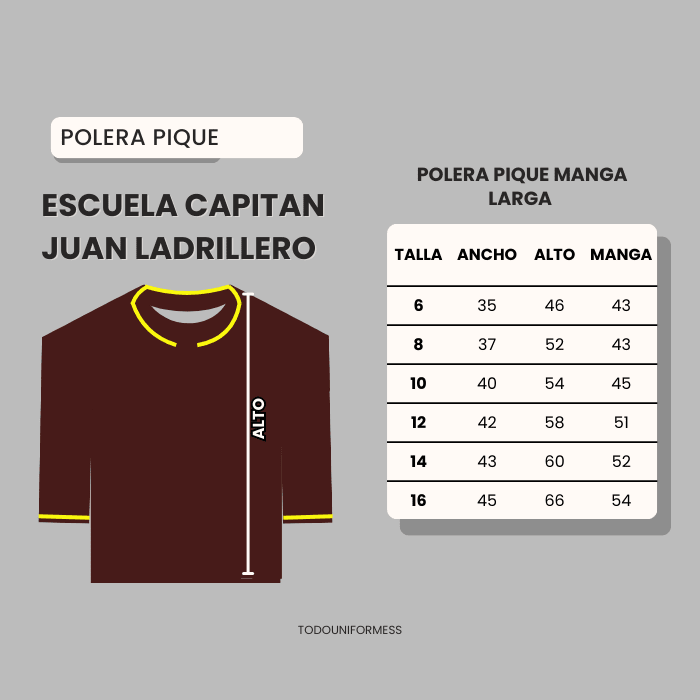 Polera piqué Escuela Juan Ladrilleros3