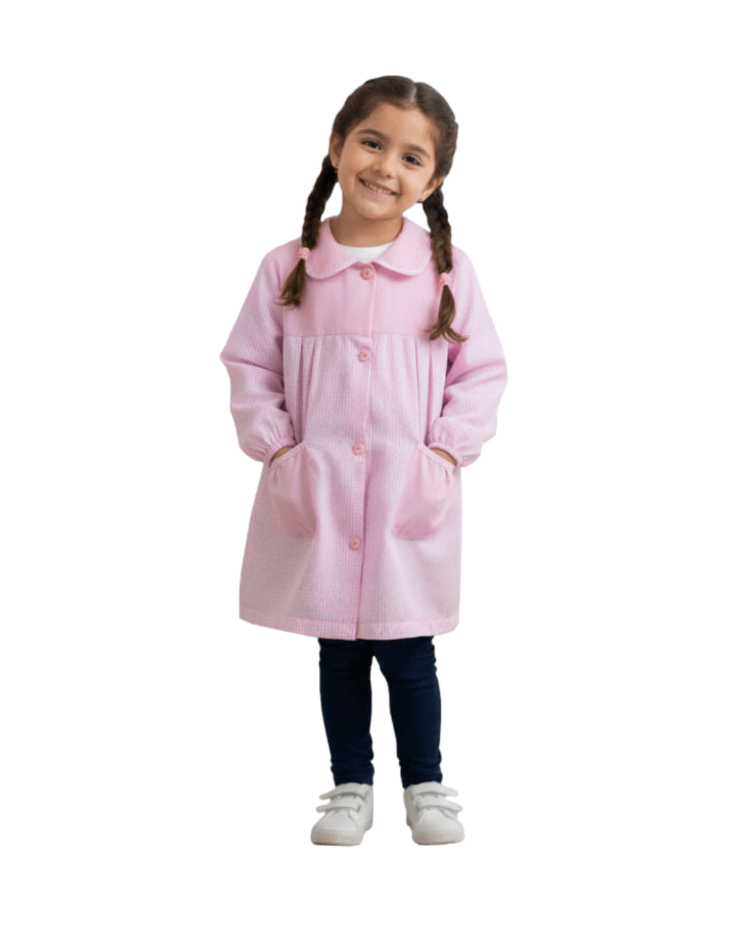 DELANTAL PARVULO ROSADO  LA ORIENTAL