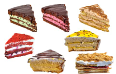 Trozo de Torta Sin Azúcar