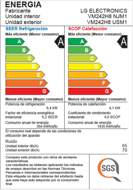 Aire Acondicionado Split Pared de 24000 btu inverter frio calor R4103