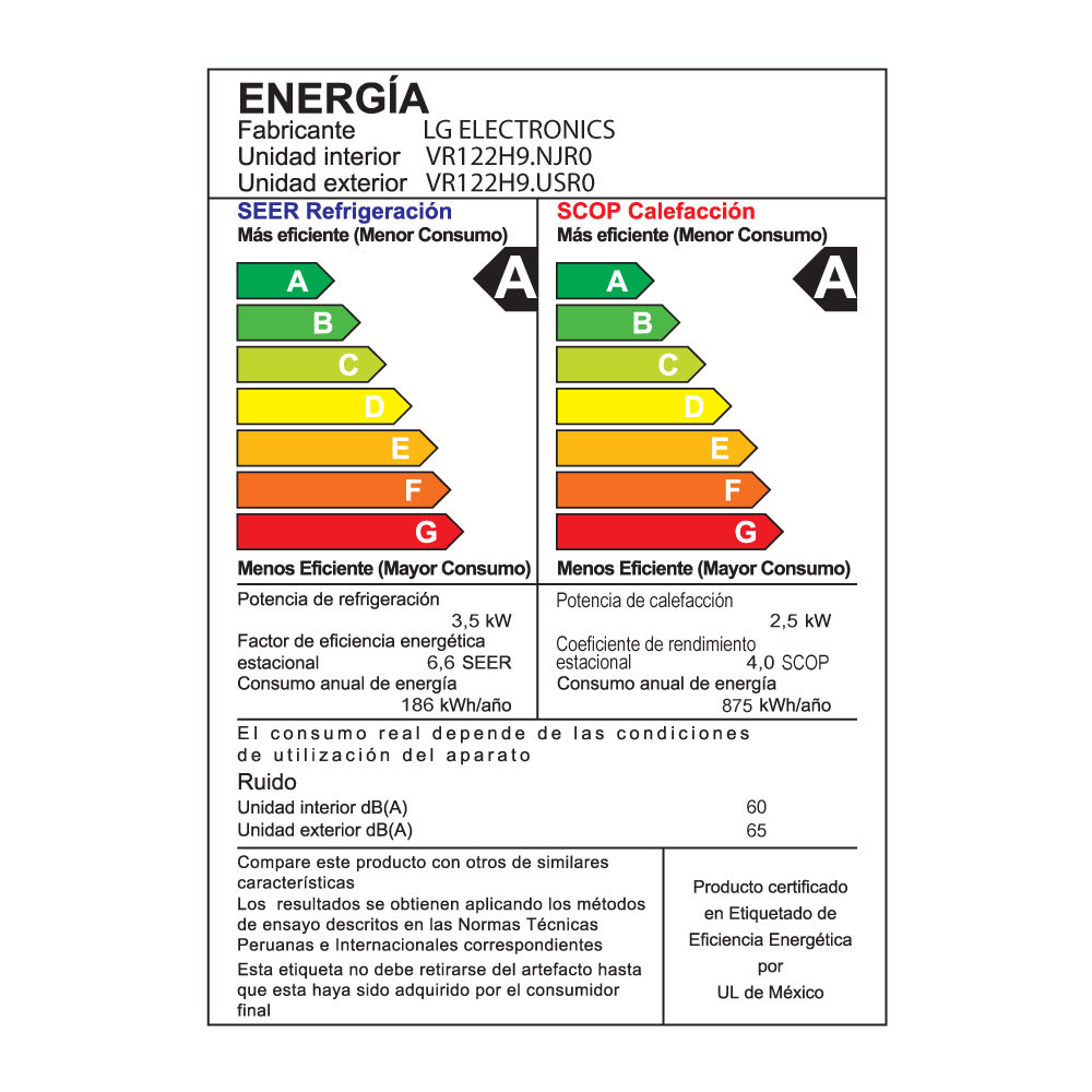 Aire Acondicionado Art Cool de 12000 btu frio calor inverter con wifi3
