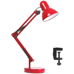 LAMPARA DE MESA ROJA