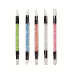 SET 5 PINCELES SILICONA DOBLES