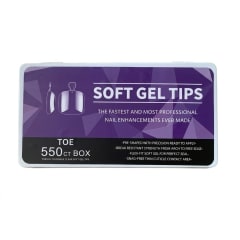 TIPS DE SOFT GEL BOX TOE 550PCS