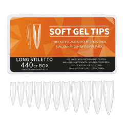 TIPS NORMAL BOX LONG STILETTO (SEMI RECTO) 440PCS