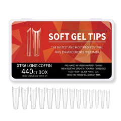 TIPS NORMAL BOX XTRA LONG COFFIN 440PCS