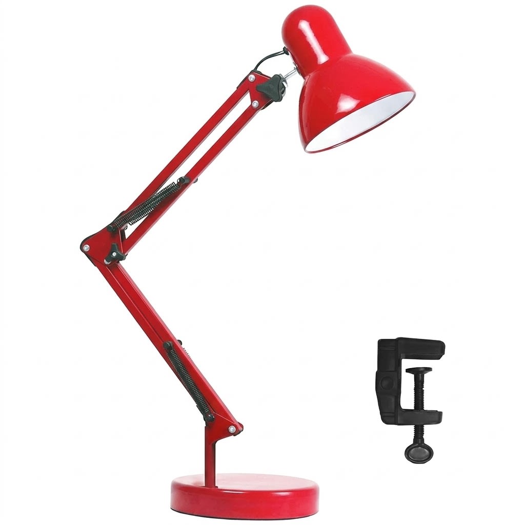 LAMPARA DE MESA ROJA1