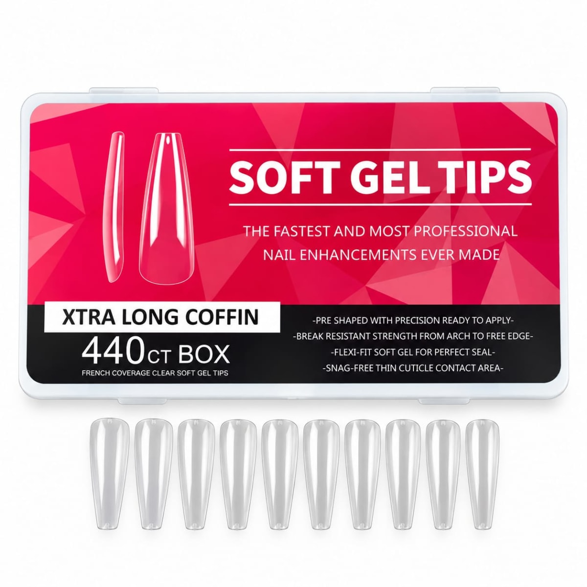 TIPS SOFT GEL BOX XTRA LONG COFFIN (SIN LIMADO) 440PCS1