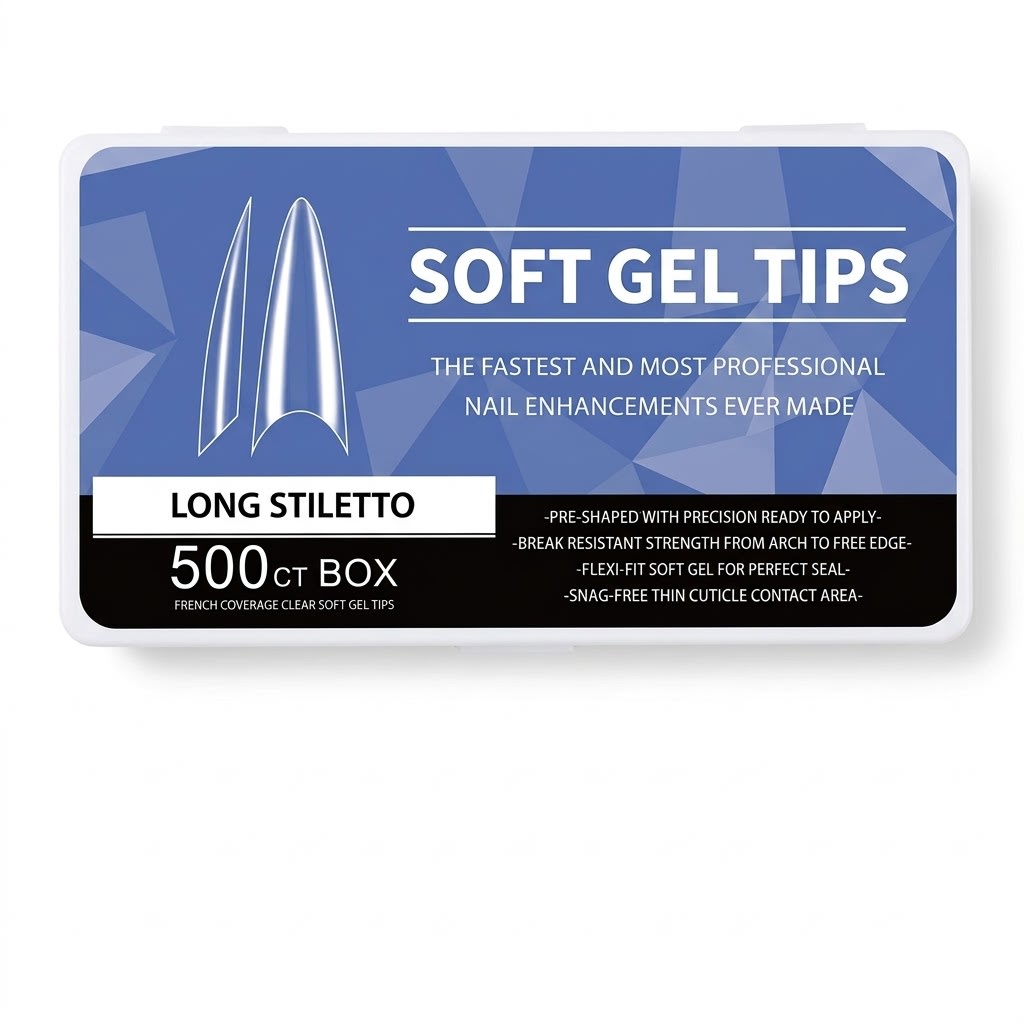 TIPS NORMAL BOX LONG STILETTO 500PCS1